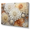 thumbnail image 2 of Designart "Minimalist Beige And White Mums Painting II" Mums Canvas Prints, 2 of 7