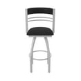 thumbnail image 5 of 860 Hunter 36" Swivel Bar Stool with Anodized Nickel Finish and Black Vinyl Seat and Back, 5 of 5