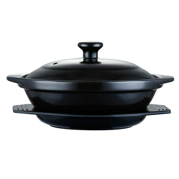 1 cacerola de cerámica antiadherente para bibimbap, sopa y pollo estofado.
