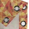 thumbnail image 4 of Ambesonne Geometric Grommet Curtain, Mosaic Digital Style, 50" x 72", Orange Marigold Red, 4 of 6