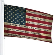 Outdoor 3x5ft Flag Usa American Flag Pledge Of Allegiance Home Garden Decoration Flag Durable Fade Resistant For All Weather Outdoor