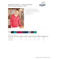 thumbnail image 2 of ITC SS650 Women's Juniors' Pullover Hooded Sweatshirt - Light Blackberry - Large, 2 of 2
