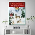 thumbnail image 4 of Póster de Papá Noel y camión para decoración del hogar, arte de pared, pintura en lienzo, imágenes impresas, Feliz Navidad, Año Nuevo, 4 of 4