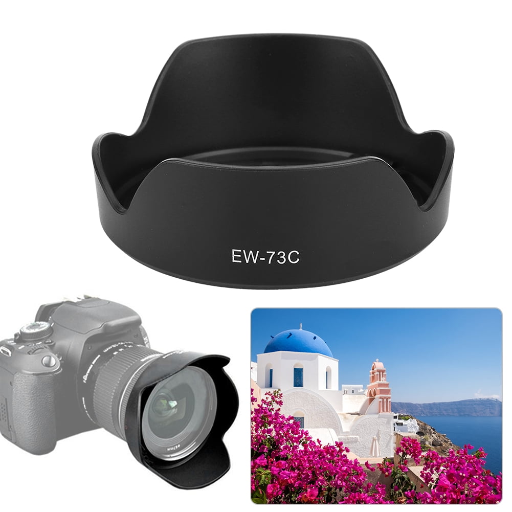 Sonew Camera Lens Hood,Lens Hood,EW-73C Camera Mount Lens Hood for