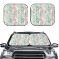 thumbnail image 2 of Haiem Watercolor Tiger Car Windshield Sun Shade (2 Pieces) Foldable Windshield Sun Shade Car Accessories for Truck SUV Pickup-Medium, 2 of 7