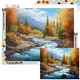 thumbnail image 1 of 5D DIY Con Cuentas Cuadradas Kit Lago Arbolado Del 50x40cm, 1 of 9