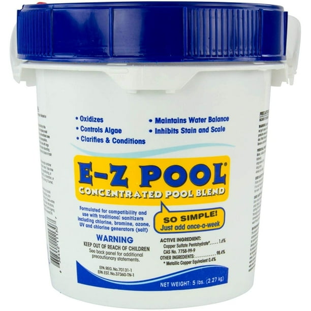 EZ Spa EZP05 EZ Pool 5 Lb Concentrated Weekly Algaecide Swimming Pool