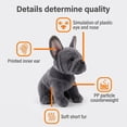 thumbnail image 3 of Realistic French Bulldog Stuffed Animal, 8.7" Lifelike Puppy Plush Toy, Super Soft Bulldog Pillow, 3 of 10