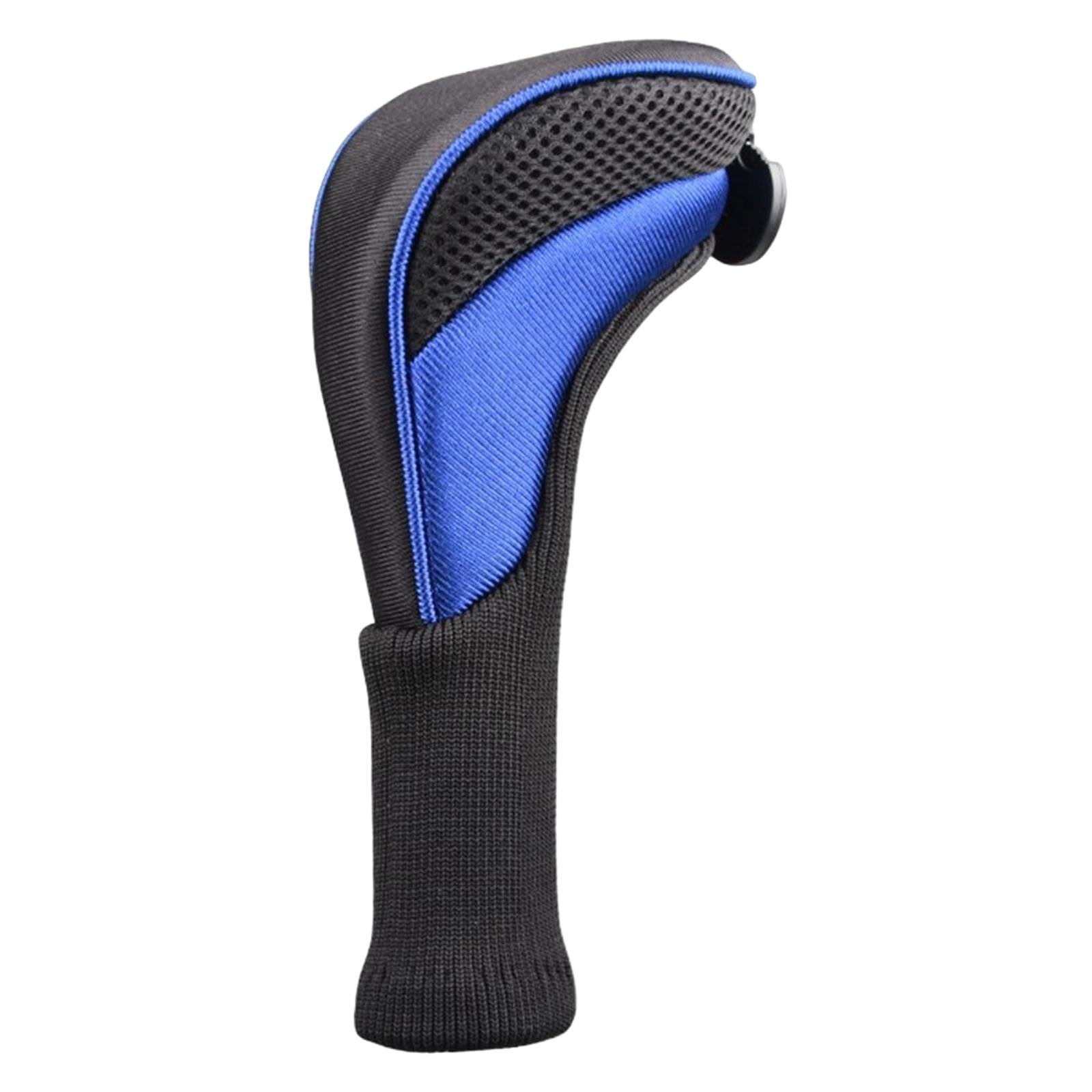 funtasica Golf Club Head Cover 1, 3 4 5 7 X Driver Fairway Woods Headcovers, Hybrid Head Cover Set with Interchangeable Tags Fits Fairway And Driver Clubs , New Blue, L