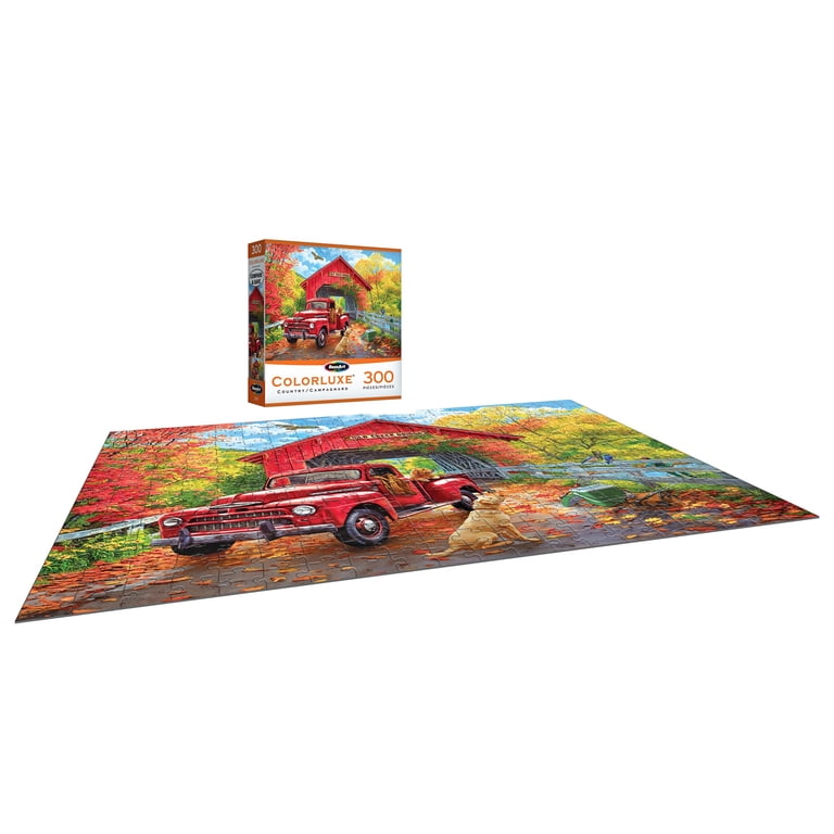 RoseArt Colorluxe 300 Piece Old Creek Bridge Jigsaw Puzzle