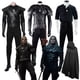 thumbnail image 2 of Disfraz de fantasía de Geralt de Rivia para hombre adulto, chaqueta de cuero, uniforme, pantalones, cinturón, para Halloween y carnaval, 2 of 5