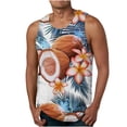 thumbnail image 2 of LSLJS Débardeurs à Imprimé Dégradé pour Hommes, T-Shirt Sans Manches Col Rond, Débardeurs de Plage, 2 of 5