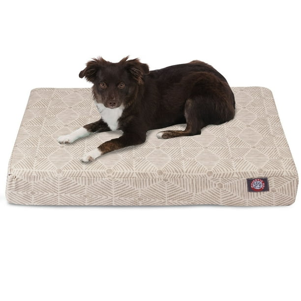 Charlie Small Orthopedic Memory Foam Rectangle Dog Bed