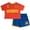 Minnie Mouse Red Blue, variant on Disney Minnie Mouse Little Girls' Soccer Jersey T-Shirt and Shorts Set Red Blue
