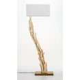 thumbnail image 3 of Modern Home Angled Driftwood Nautical Wooden Floor Lamp, 3 of 7
