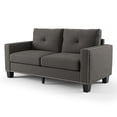 thumbnail image 3 of Furniture of America Zilly Modern Victorian Fabric Tufted Sofa in Gray, 3 of 11