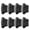 Black-8pcs, variant on Kids Heel Grips Size Reducing Inserts, Soft Anti-Rub Trimmable Pads for Loose Shoes,8pcs,2.95" × 1.77" × 0.24"