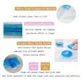 thumbnail image 3 of Lot de 6 Sacs de Rangement sous Vide, pour Couettes, Literie, Oreillers, Vêtements, 3 of 5