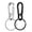Black, variant on Metal Keychains Keyring Key Chain Ring Clip Holder Organizer for Home Car Keys Key Finder Women Men