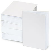 24 Pack Unlined Journals Notebooks, Blank Books To Write Stories (White, 4.3x5.5 In)