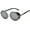 Black Silver / Silver Mirror, variant on Gothic Sunglasses - Black Silver Frame / Blue Mirror Lens