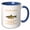 Blue/White, variant on 3drose, Colorado Territory Fish the Greenback Cutthroat Trout, 11oz Mug