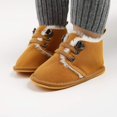 thumbnail image 2 of XINQIHANG Baby Booties Newborn Infant Unisex Velvet Rubber Anit-Slip Sole Shoes, 2 of 6