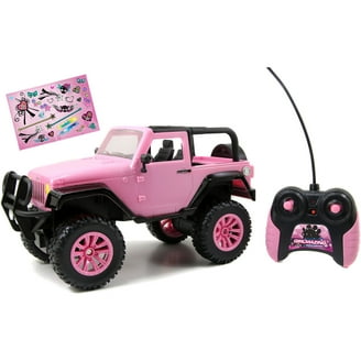 Jada Toys Girlmazing Remote Control Jeep, 1:16 Scale RC Doll