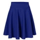thumbnail image 4 of Falda plisada antirreflejos para mujer: color liso, largo medio, cintura elástica para uso informal/al aire libre, tallas S-XXL, 4 of 5