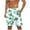 Green, variant on ZCFZJW Men's Hawaiian Beach Shorts Big and Tall Regular Fit Casual Lightweight Drawstring Quick Dry Holiday Tropical Swim Trunks with Pockets Blue L