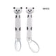 thumbnail image 4 of Cuchara De Alimentación Bebé Silicona Vajilla Suave Panda Dibujos Animados Cucharas Platos Utensilios Infantiles Cucharas De Aprendizaje sonducket  BA000641-02, 4 of 7