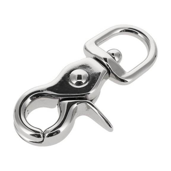 3002A 1/2" Nickel Plate, Swivel Trigger Snap, Solid Brass-LL