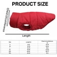 thumbnail image 6 of GASTROPOD Dog Clothes,Durable Fabric Dog Jacket,Outdoor Activities Dog Accessories,Red,S, 6 of 6