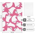 thumbnail image 2 of 2 Pcs Funny Kitchen Towels,Halloween Cute Ghosts on Pink Pattern Microfiber Dish Towels,Kitchen Tea Towels,Kitchen Towel Set (18" X 26"), 2 of 7