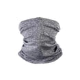 thumbnail image 2 of Reusable Neck Gaiter with Pocket, Breathable Cooling Face Mask Scarf, Washable Balaclavas, Gray Bandana for Men Women, 2 of 5