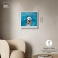 thumbnail image 5 of Poolside Couture Canvas Modern Beach Art by Art Remedy, White Frame, 20" x 20", 5 of 7
