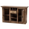 thumbnail image 2 of Baxton Studio Albert Modern and Contemporary Farmhouse Rustic Finished Wood 2-Door Dining Room Sideboard Buffet, 2 of 5