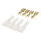 thumbnail image 2 of 200pcs Female Spade Insulated Wire Connectors Crimp Terminals Connector Insulating Sleeve Electrical Wire Connectors Set, 2 of 10