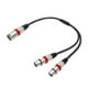 thumbnail image 1 of 1.5ft/0.5m Xlr A Dual Femenino Y Divisor Cable Micrófono () Rojo, 1 of 7