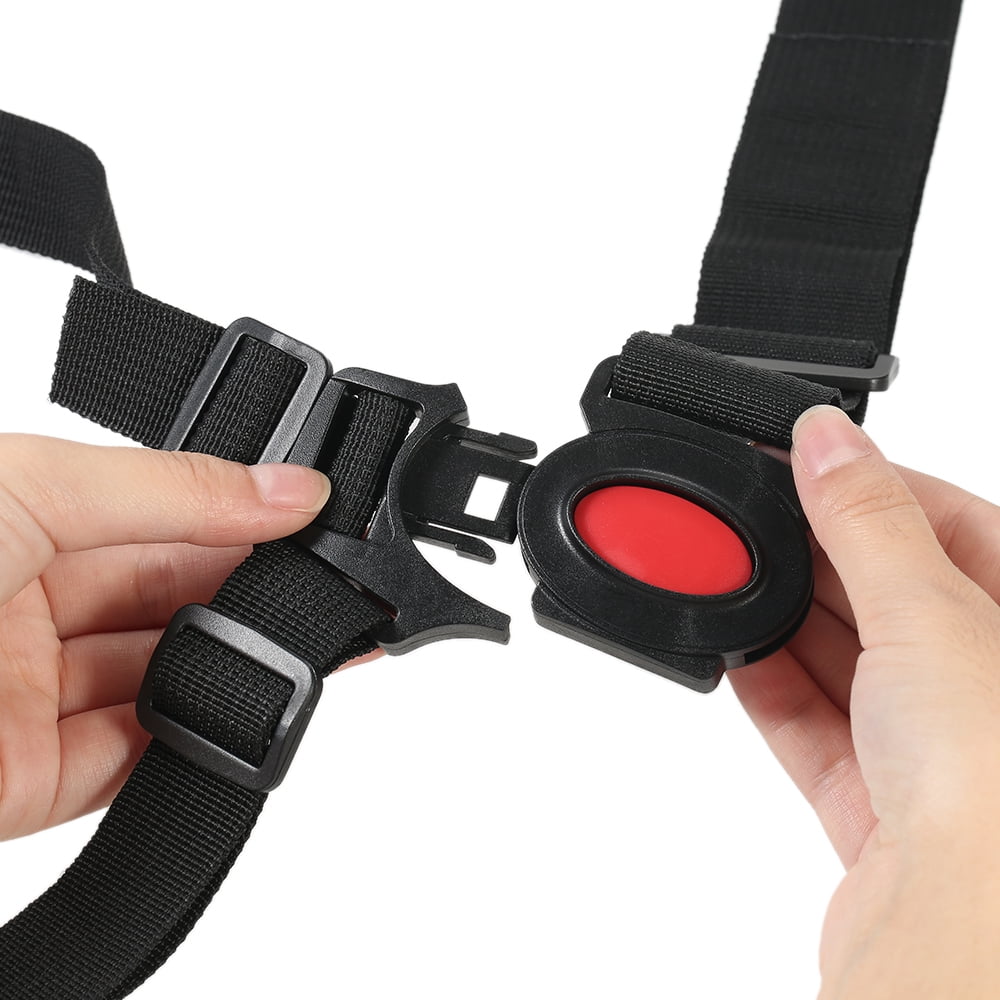 Universal baby and child five-point chair safety straps