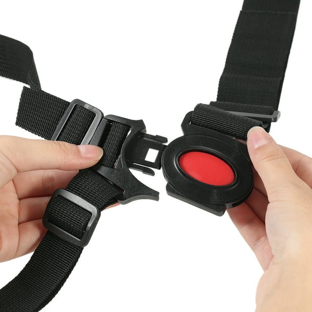 Universal baby and child fivepoint chair safety straps