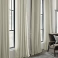 thumbnail image 4 of Off-White Grommet Simply Velvet Room Darkening Curtain Pair (2 Panels), Off-White, 50W X 108L, 4 of 10