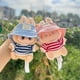 thumbnail image 4 of Ropa para mini muñecas de peluche, accesorios y atuendos para muñecas ídolos de Corea Kpop Exo Labubu V1 V2, camisa a rayas, mono con bolsillos, 4 of 5