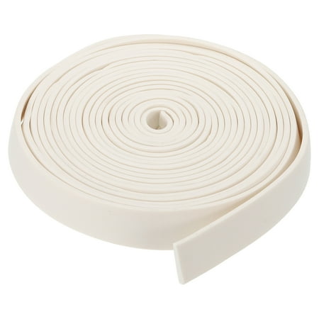 

Uxcell 3/4 Wx1/8 Tx16.4Ft Silicone Foam Seal Strip Square Weather Stripping White