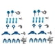 thumbnail image 1 of 2X Piezas de Actualización de Conjunto Completo de Metal para 1/28 P929 P939 K979 K989 K999 K969 Rc, Azul, 1 of 8