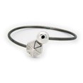thumbnail image 1 of Bracelet Manchette Hexagonal Cz Mousseux en Argent Sterling Bronze, 1 of 1