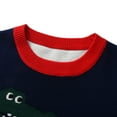 thumbnail image 6 of Toddlers Boys Girls Cartoon Dinosaur Print Knitted Sweater Kids Fall Winter Warm Casual Long Sleeve Pullover Knitwear Top Clothes, Red, 6 of 10