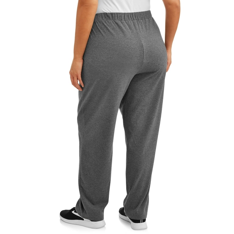 Terra & Sky Women's Plus Size Knit Pants (Regular and Petite Lengths) 