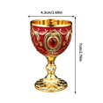 thumbnail image 3 of SPOORYYO Vintage Metal Wine Cups, 3 of 5