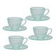 thumbnail image 4 of Juego de 4 tazas de té en miniatura para casa de muñecas, juego de simulación, accesorios de cocina realistas Verde, 4 of 9